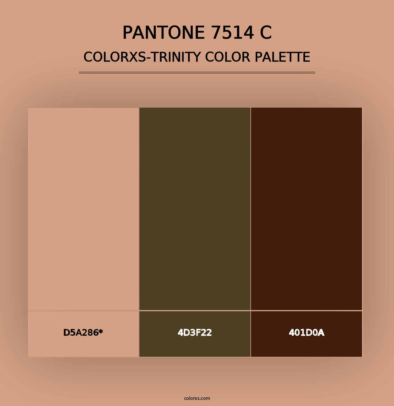 PANTONE 7514 C - Colorxs Trinity Palette