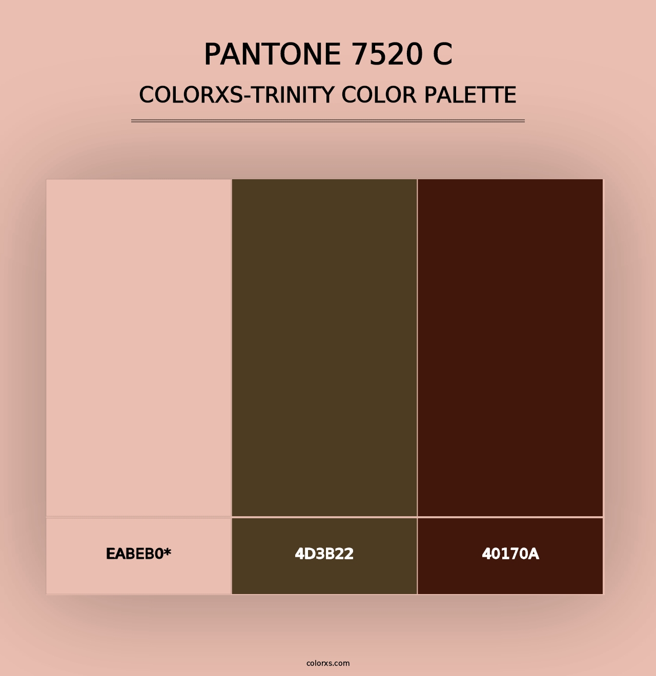 PANTONE 7520 C - Colorxs Trinity Palette