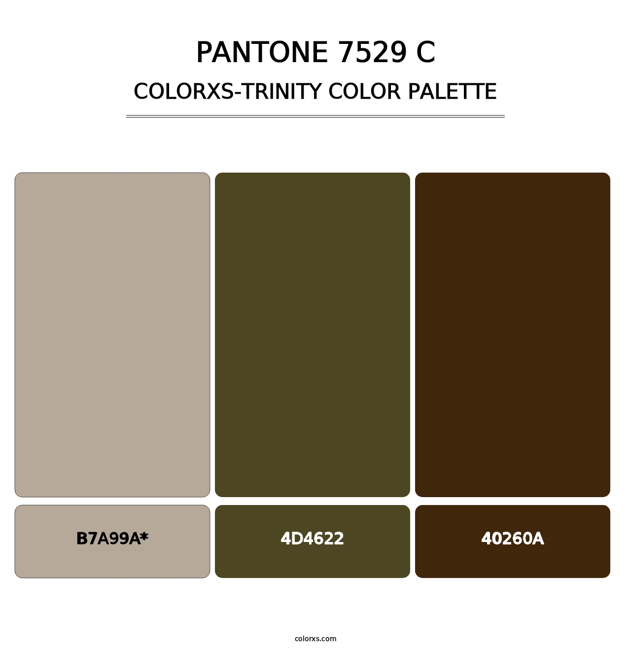 PANTONE 7529 C - Colorxs Trinity Palette