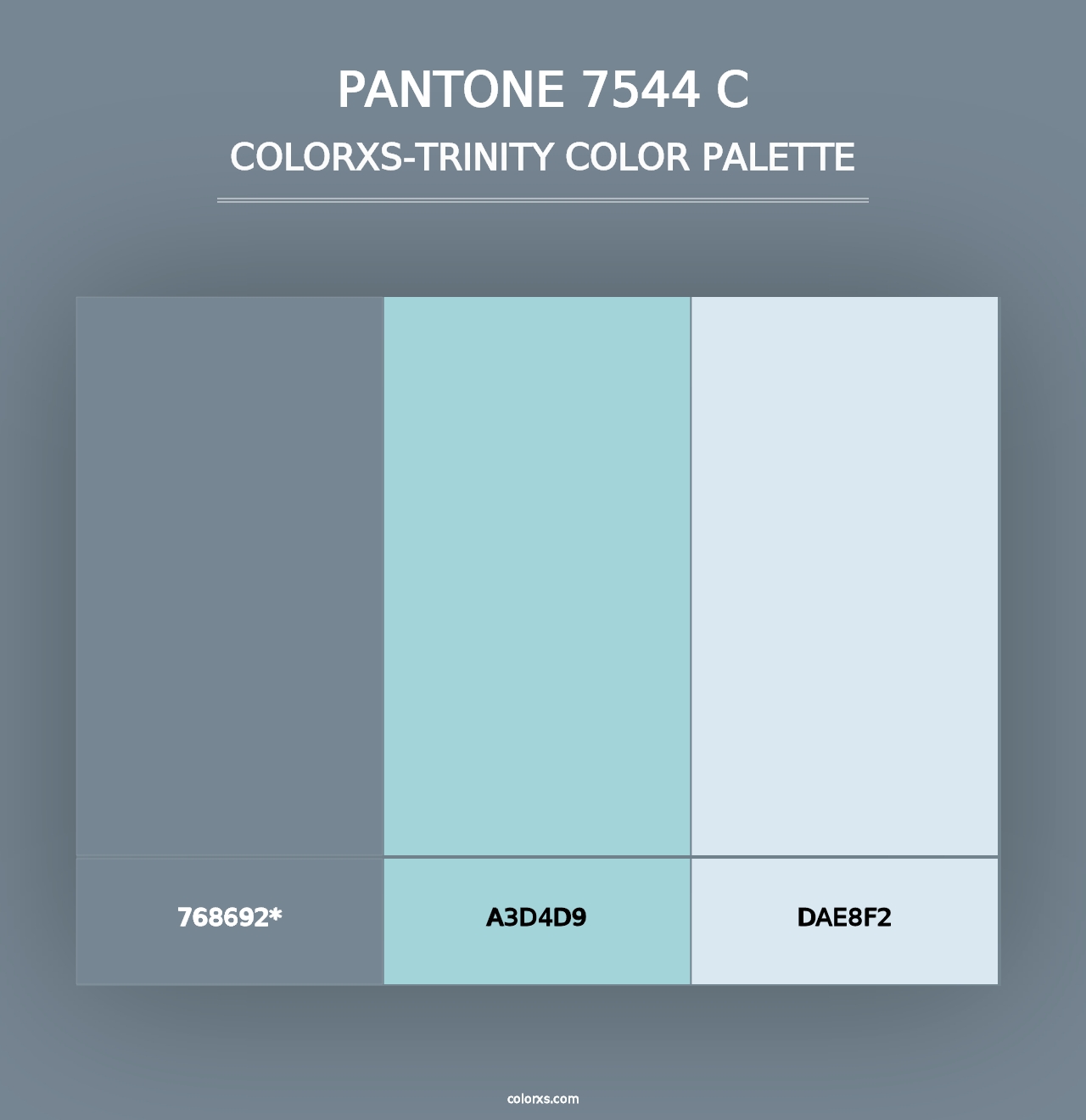 PANTONE 7544 C - Colorxs Trinity Palette