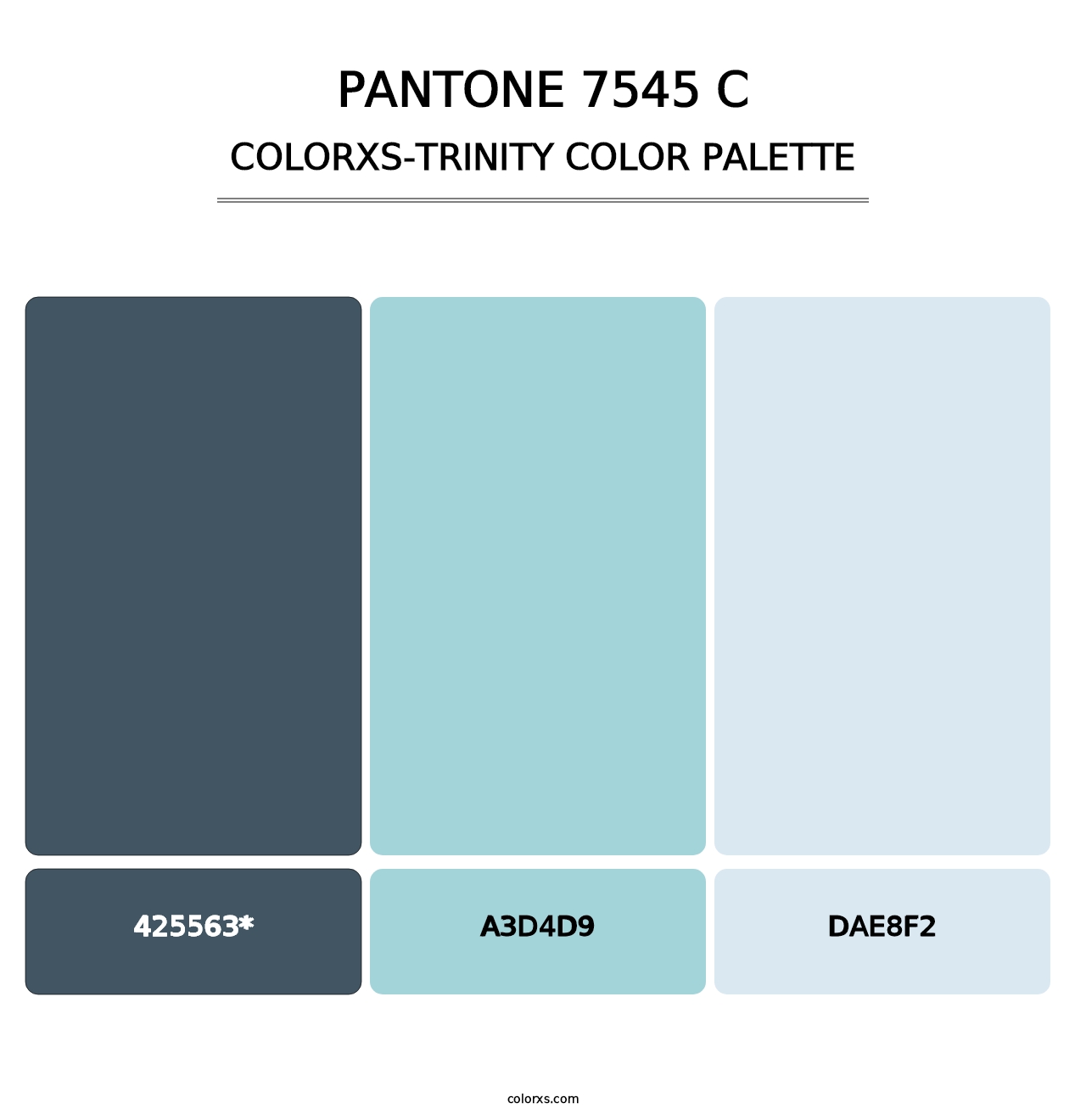 PANTONE 7545 C - Colorxs Trinity Palette