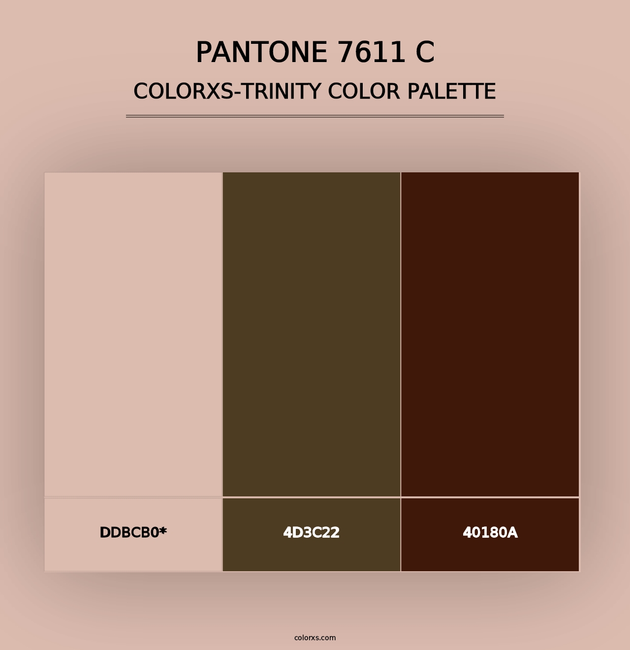 PANTONE 7611 C - Colorxs Trinity Palette