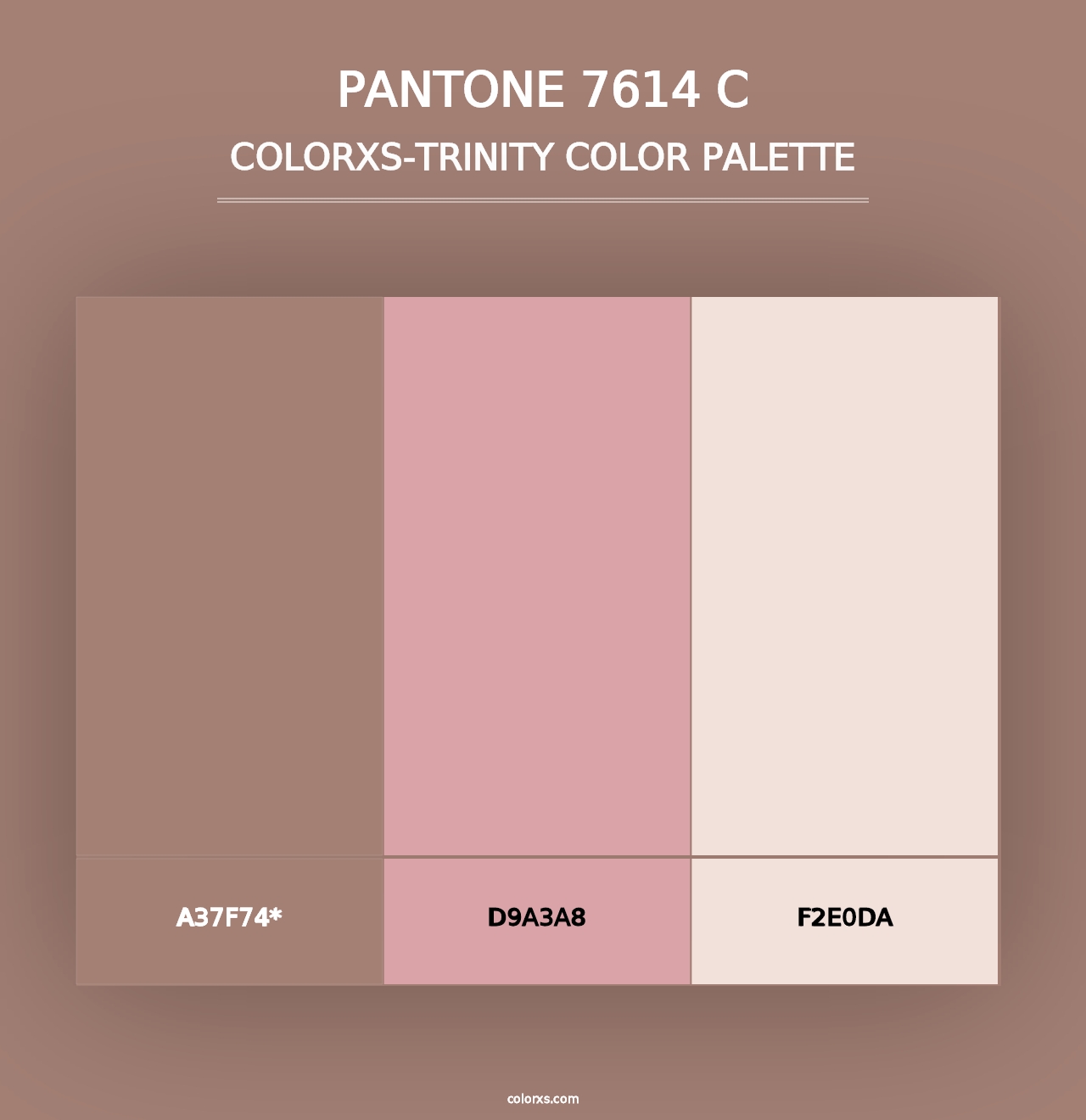 PANTONE 7614 C - Colorxs Trinity Palette