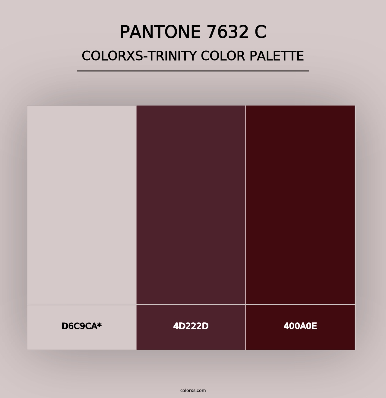 PANTONE 7632 C - Colorxs Trinity Palette