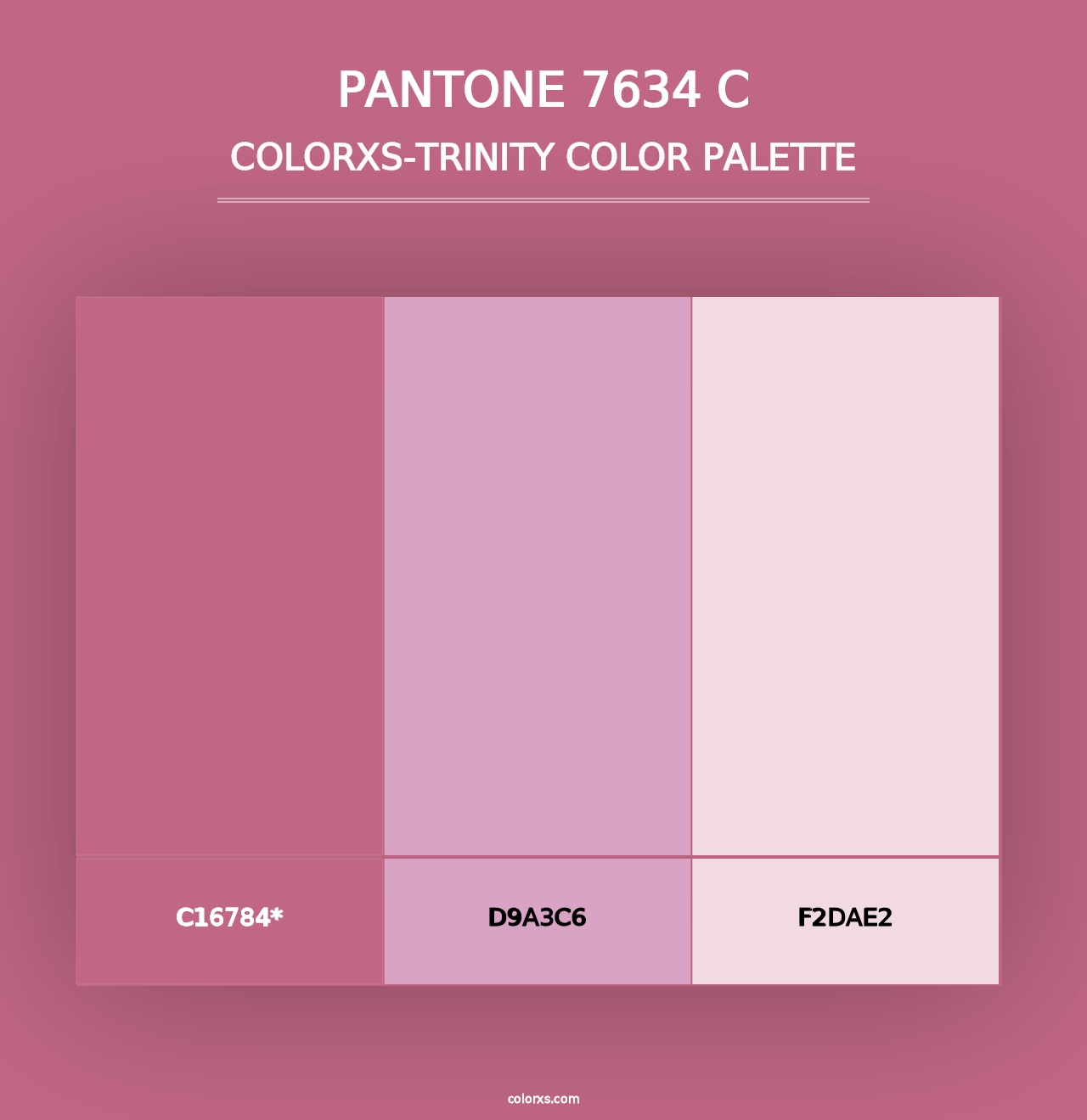 PANTONE 7634 C - Colorxs Trinity Palette