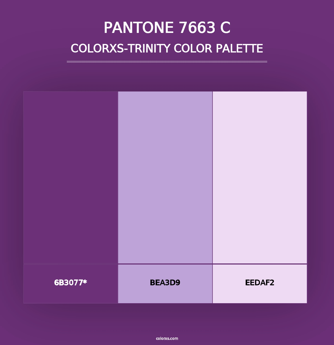 PANTONE 7663 C - Colorxs Trinity Palette