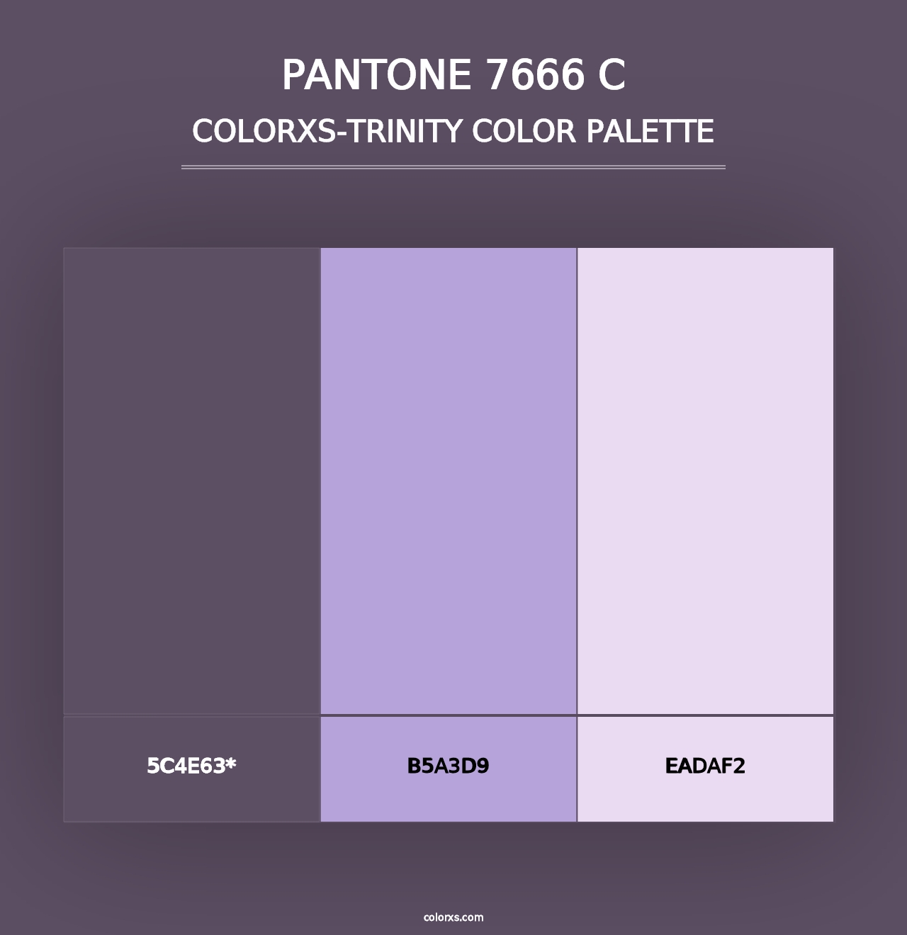 PANTONE 7666 C - Colorxs Trinity Palette