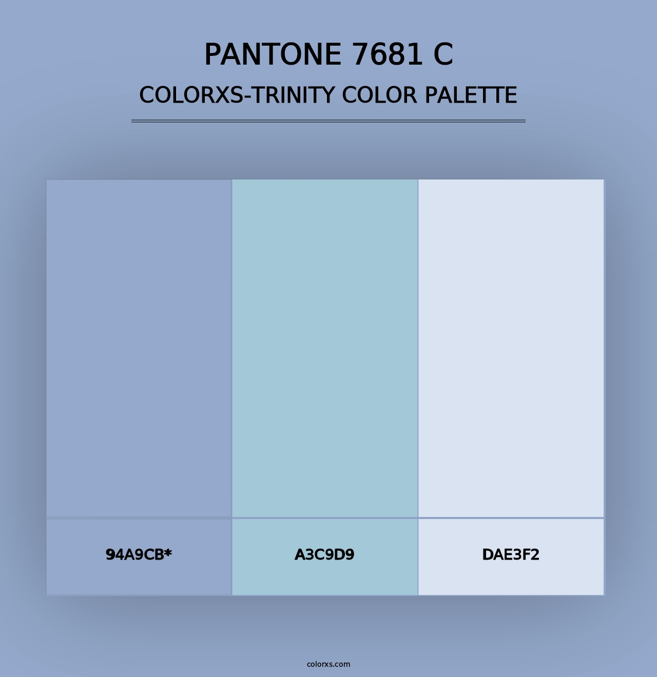 PANTONE 7681 C - Colorxs Trinity Palette