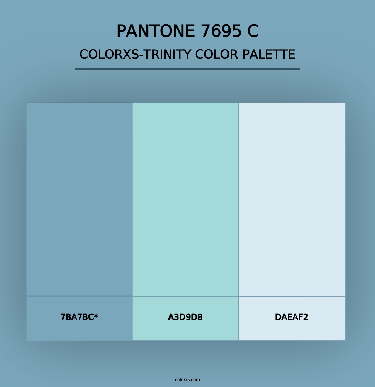 PANTONE 7695 C - Colorxs Trinity Palette