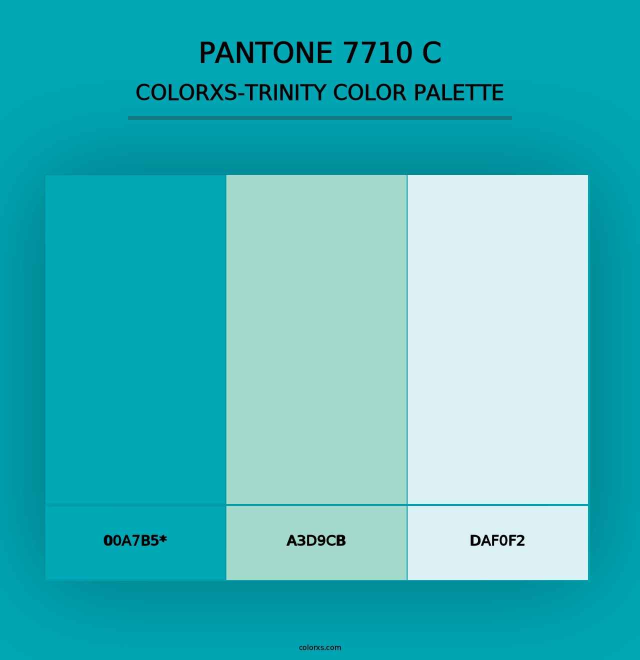 PANTONE 7710 C - Colorxs Trinity Palette