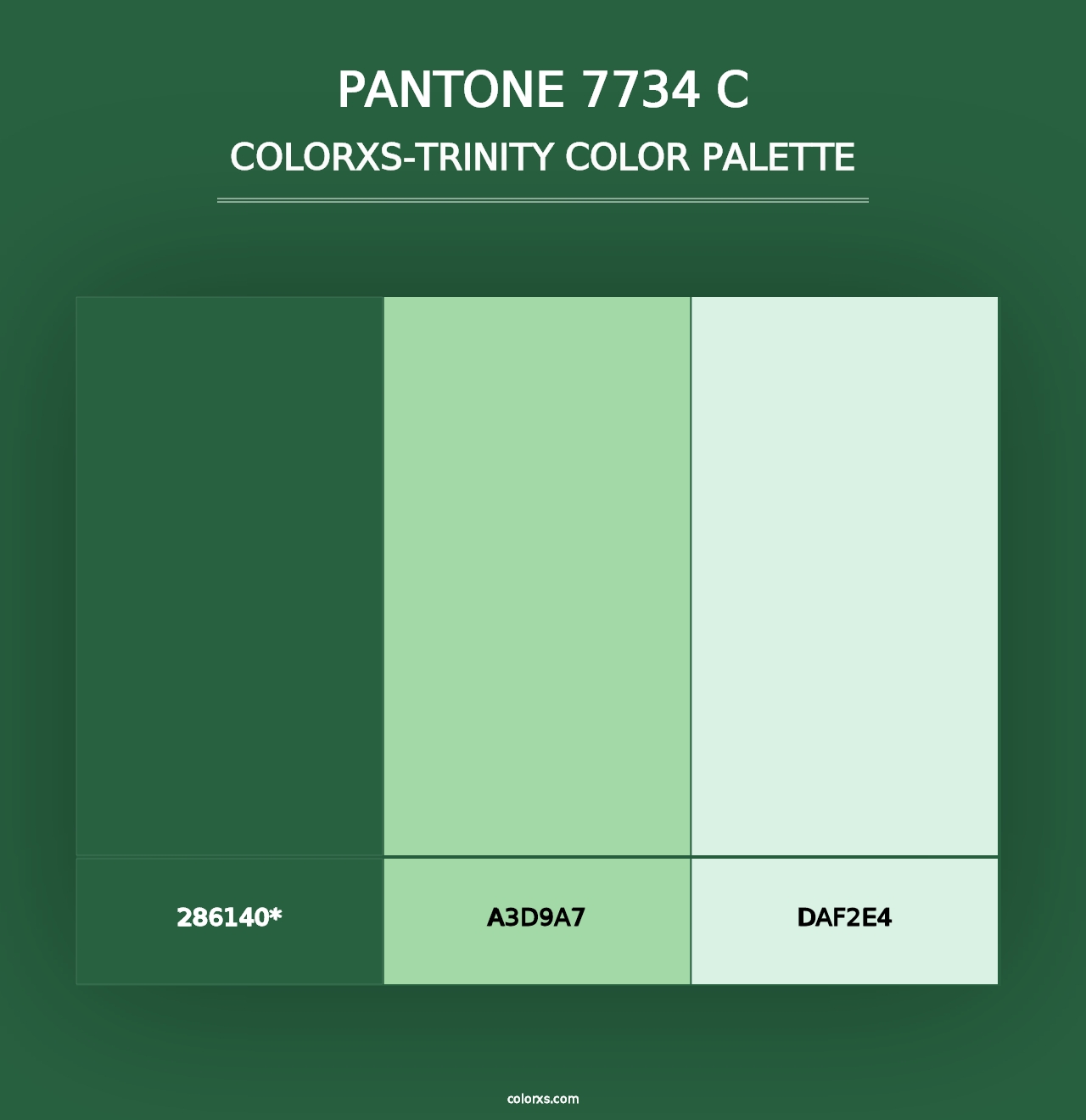 PANTONE 7734 C - Colorxs Trinity Palette