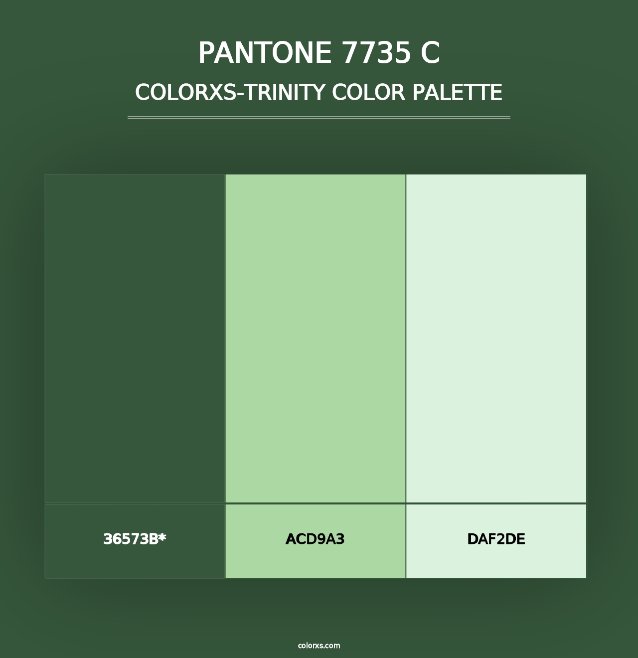 PANTONE 7735 C - Colorxs Trinity Palette