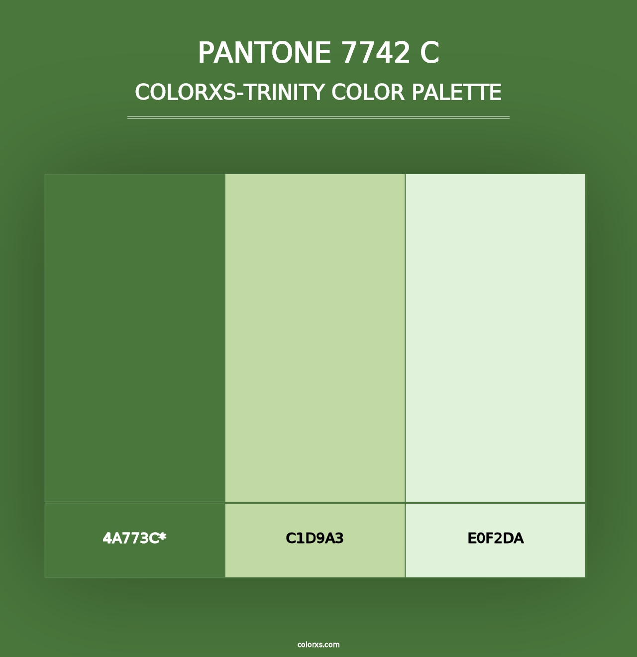 PANTONE 7742 C - Colorxs Trinity Palette