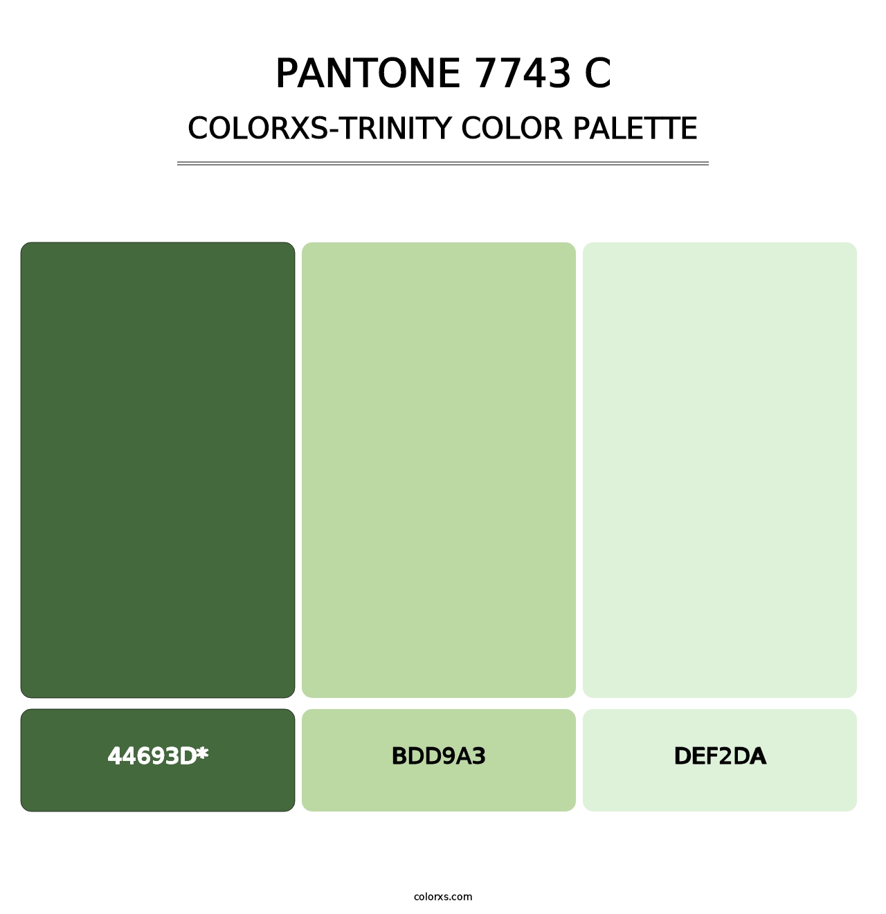 PANTONE 7743 C - Colorxs Trinity Palette