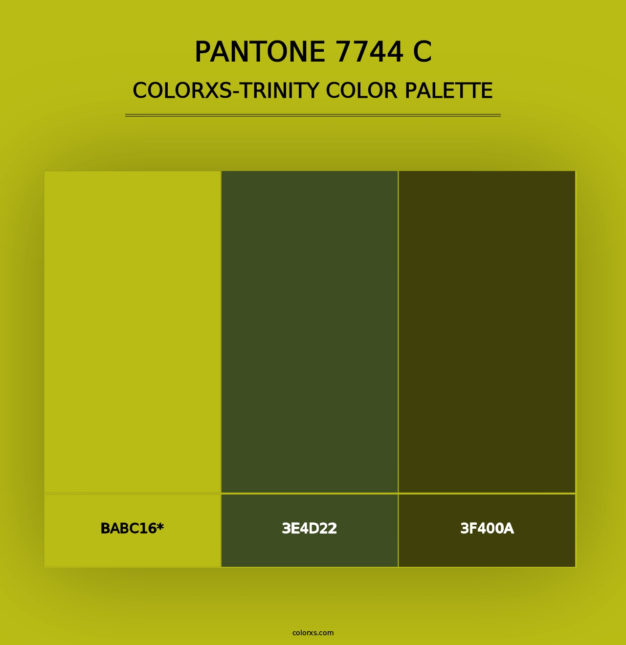 PANTONE 7744 C - Colorxs Trinity Palette