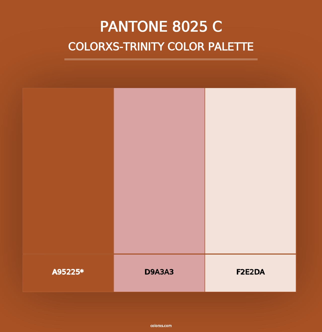 PANTONE 8025 C - Colorxs Trinity Palette