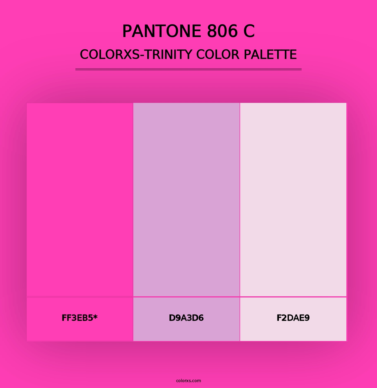 PANTONE 806 C - Colorxs Trinity Palette