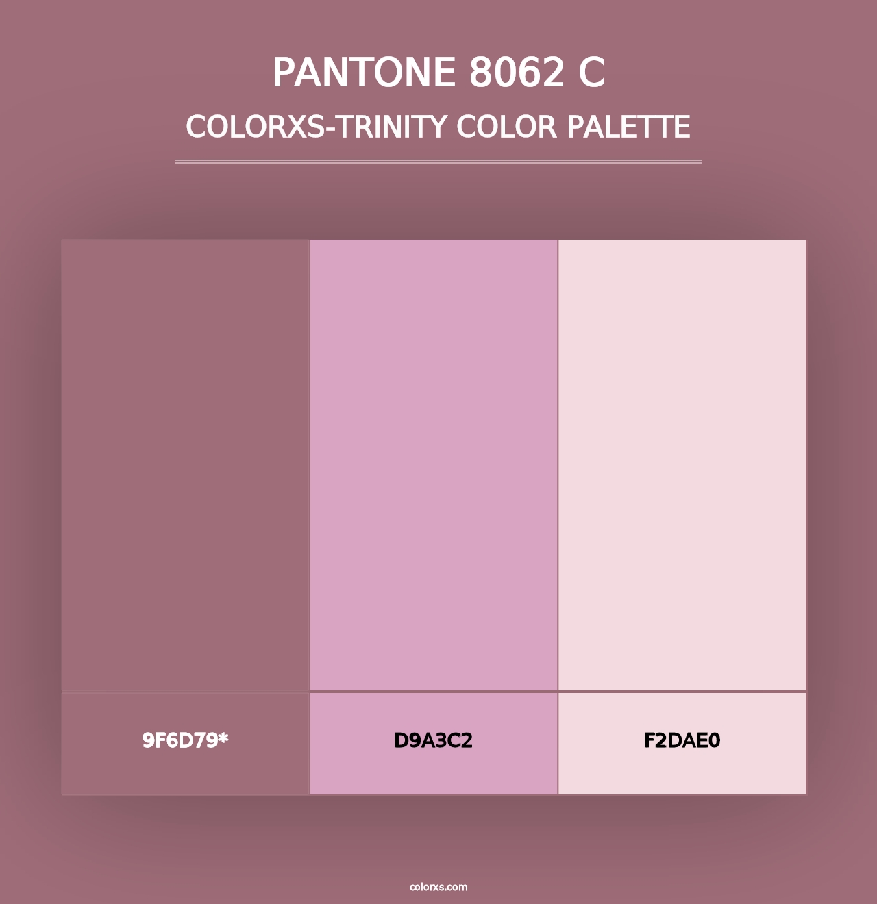 PANTONE 8062 C - Colorxs Trinity Palette