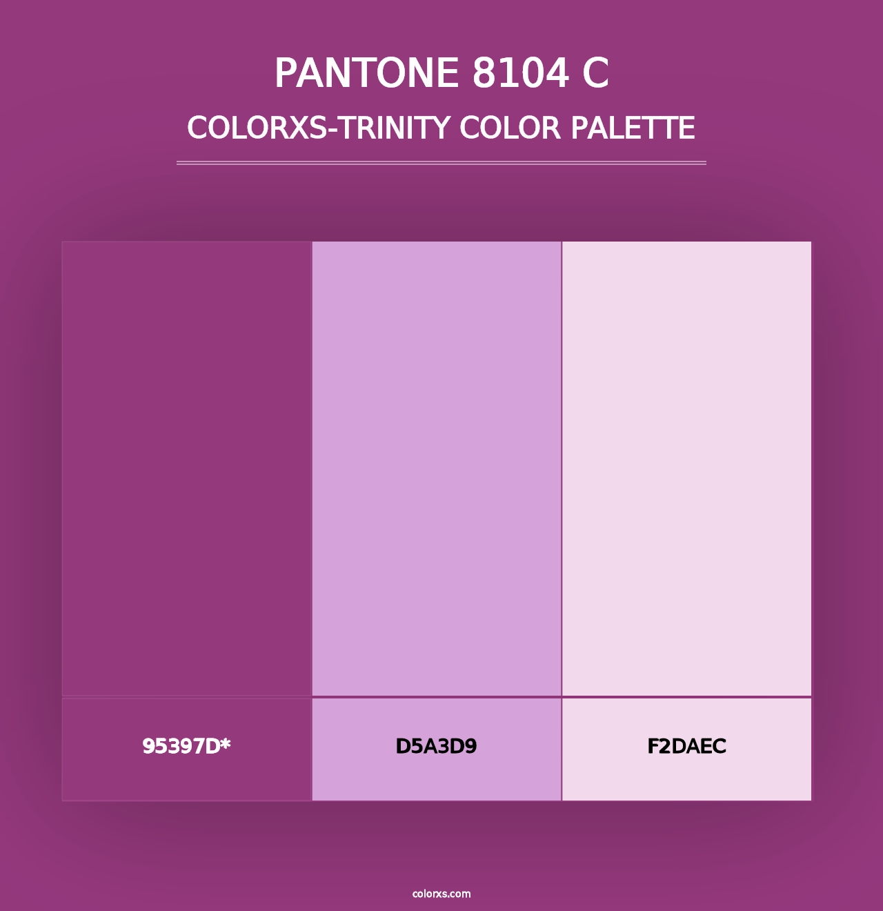 PANTONE 8104 C - Colorxs Trinity Palette