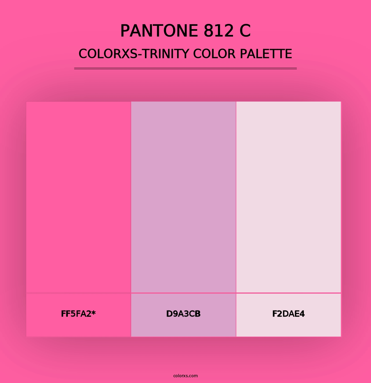 PANTONE 812 C - Colorxs Trinity Palette