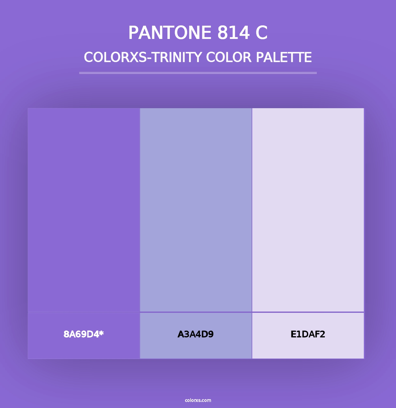 PANTONE 814 C - Colorxs Trinity Palette