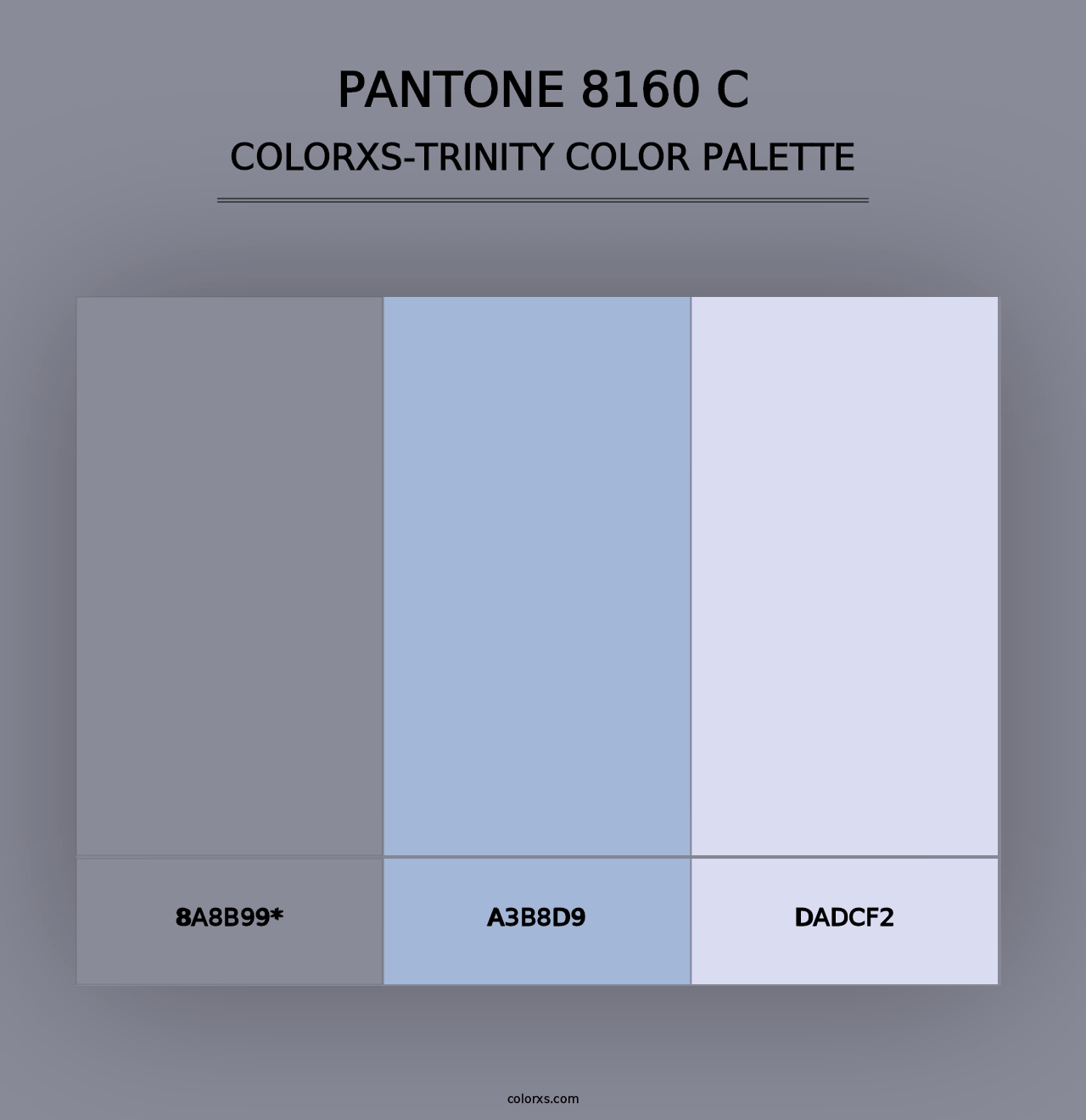 PANTONE 8160 C - Colorxs Trinity Palette