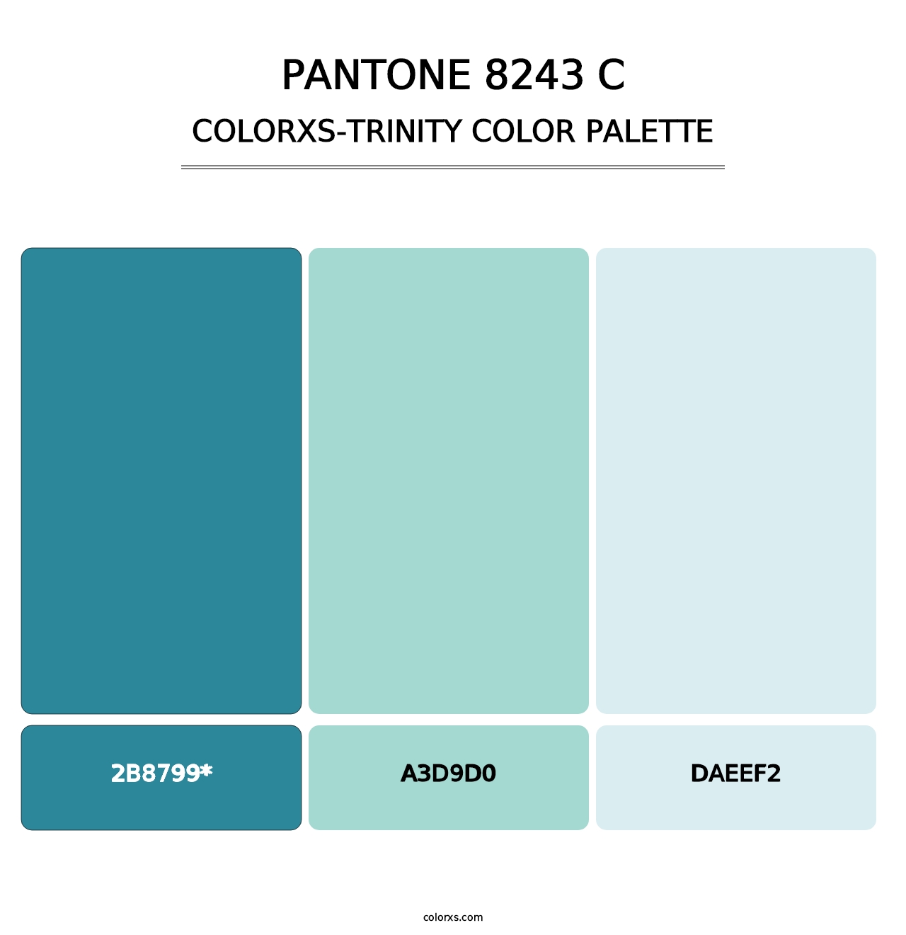 PANTONE 8243 C - Colorxs Trinity Palette