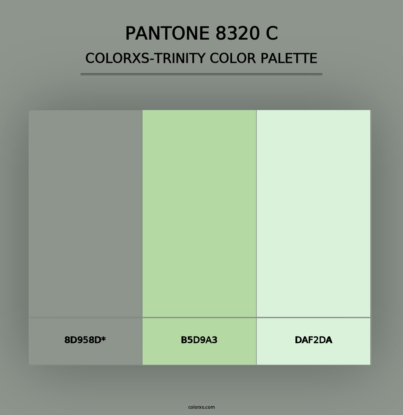 PANTONE 8320 C - Colorxs Trinity Palette