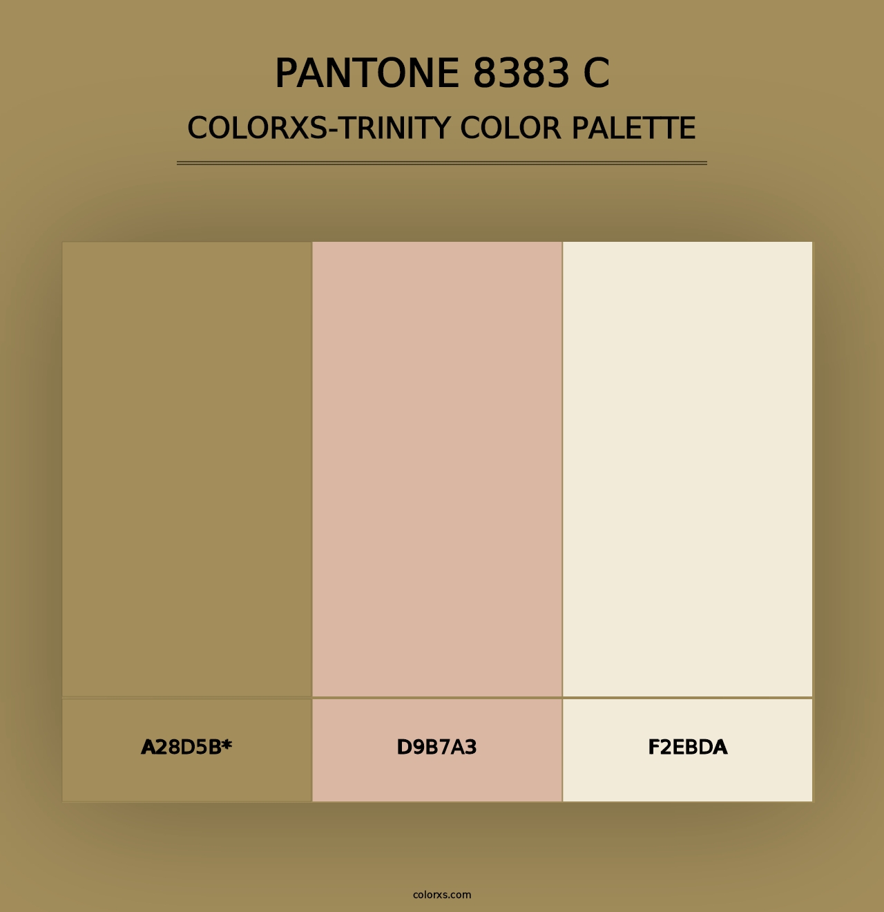 PANTONE 8383 C - Colorxs Trinity Palette