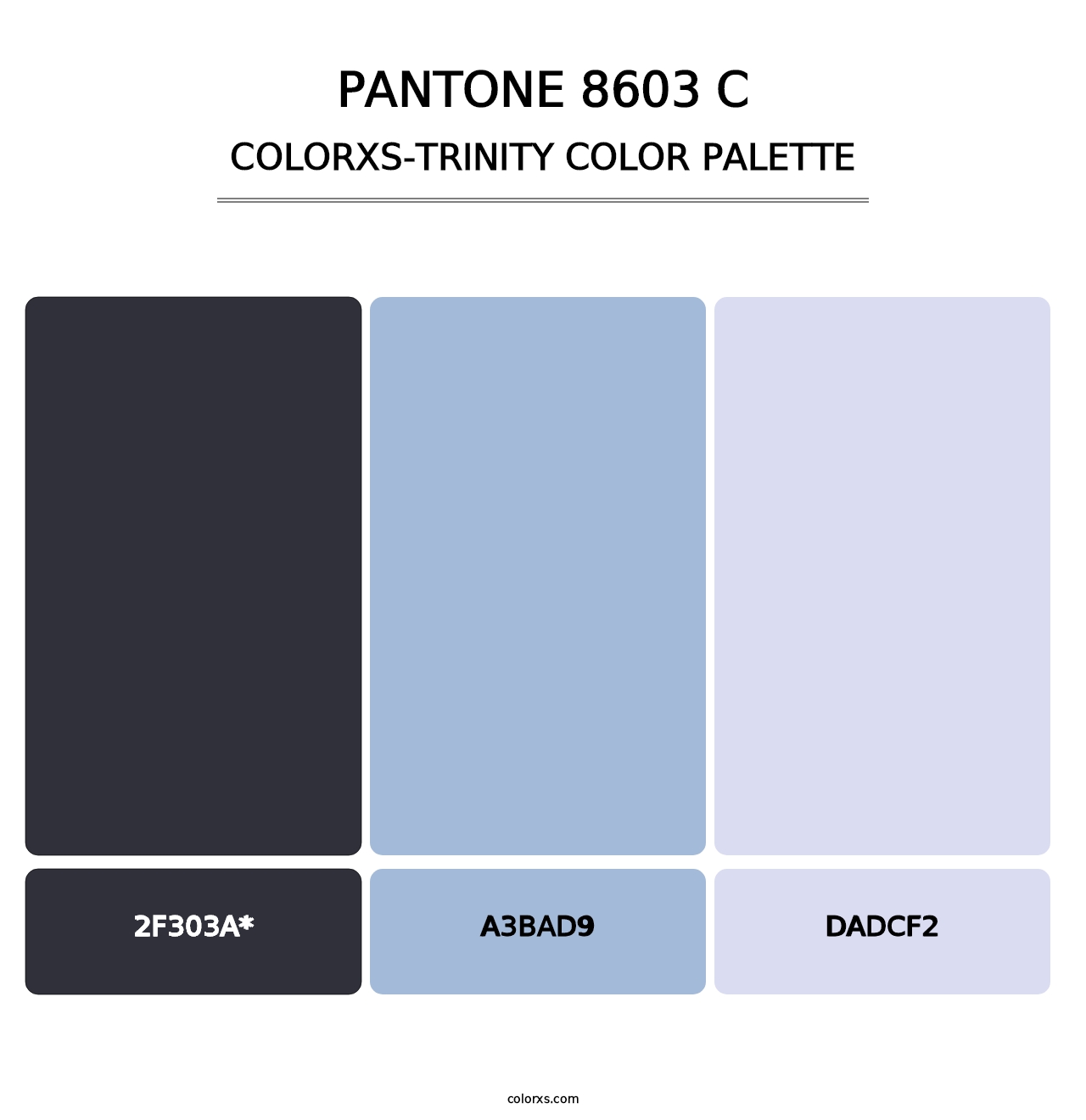 PANTONE 8603 C - Colorxs Trinity Palette