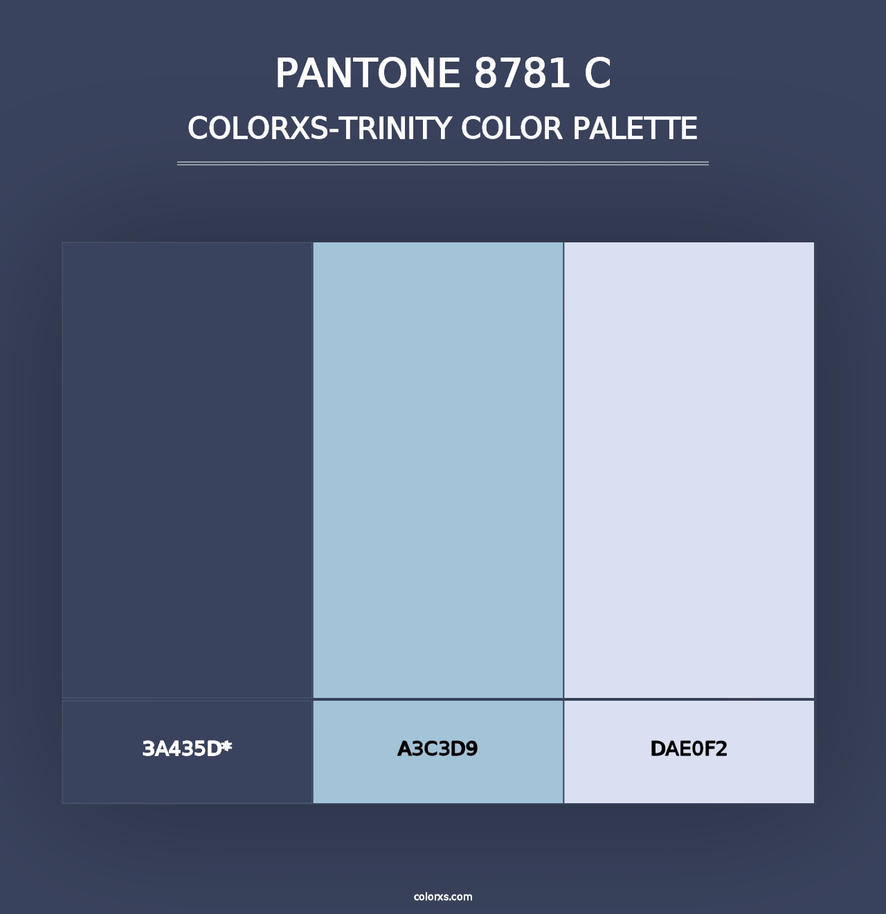 PANTONE 8781 C - Colorxs Trinity Palette