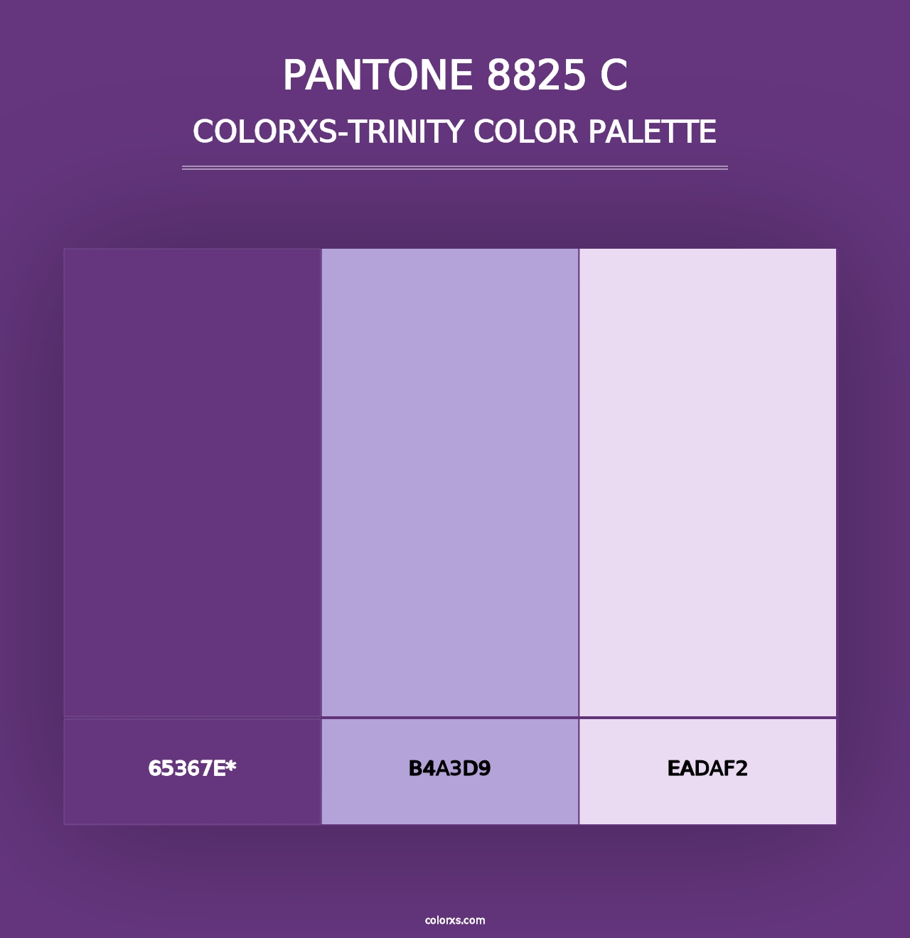 PANTONE 8825 C - Colorxs Trinity Palette