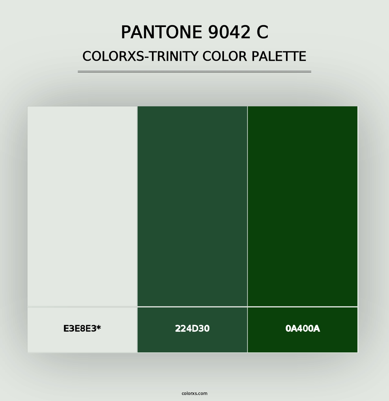 PANTONE 9042 C - Colorxs Trinity Palette