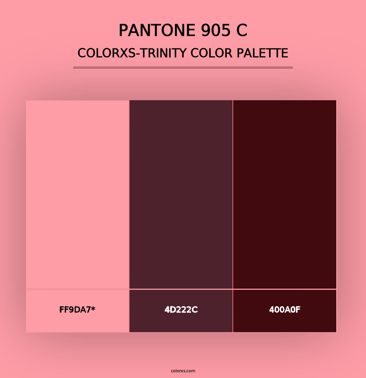 PANTONE 905 C - Colorxs Trinity Palette