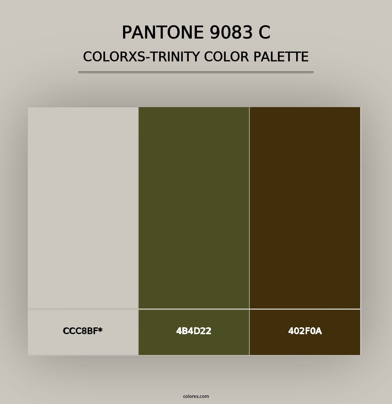 PANTONE 9083 C - Colorxs Trinity Palette