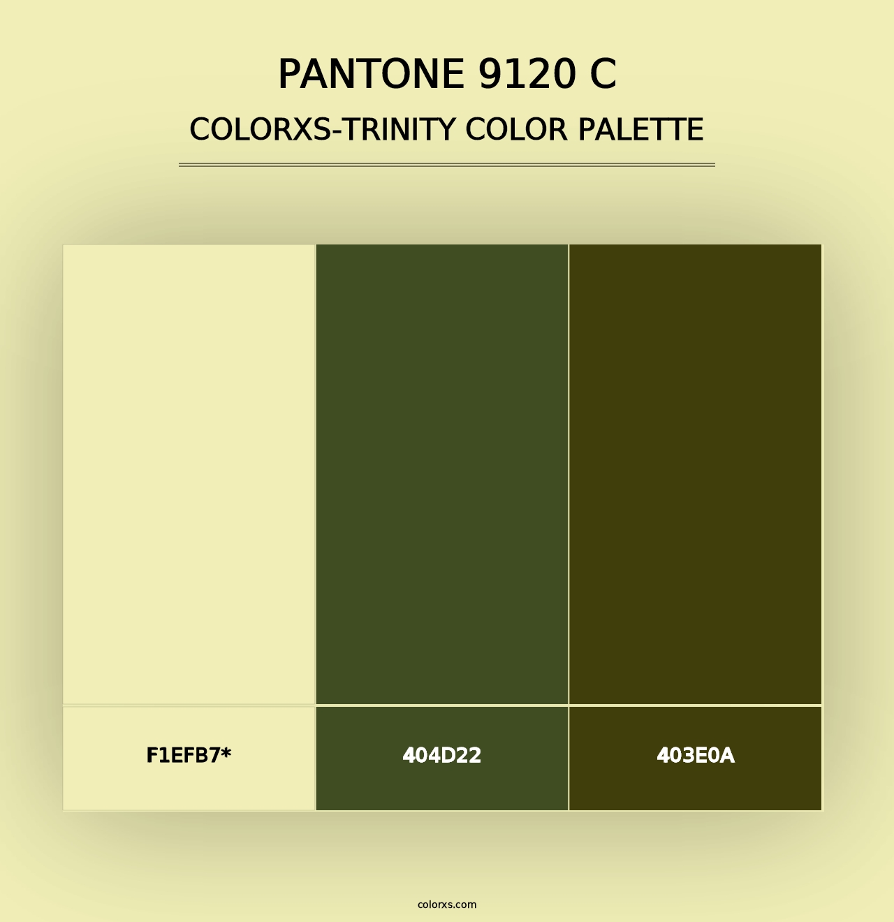 PANTONE 9120 C - Colorxs Trinity Palette