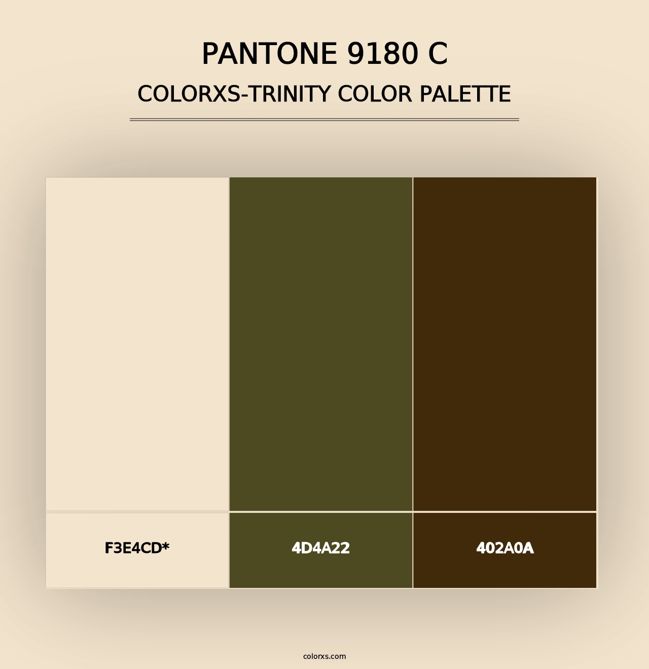 PANTONE 9180 C - Colorxs Trinity Palette