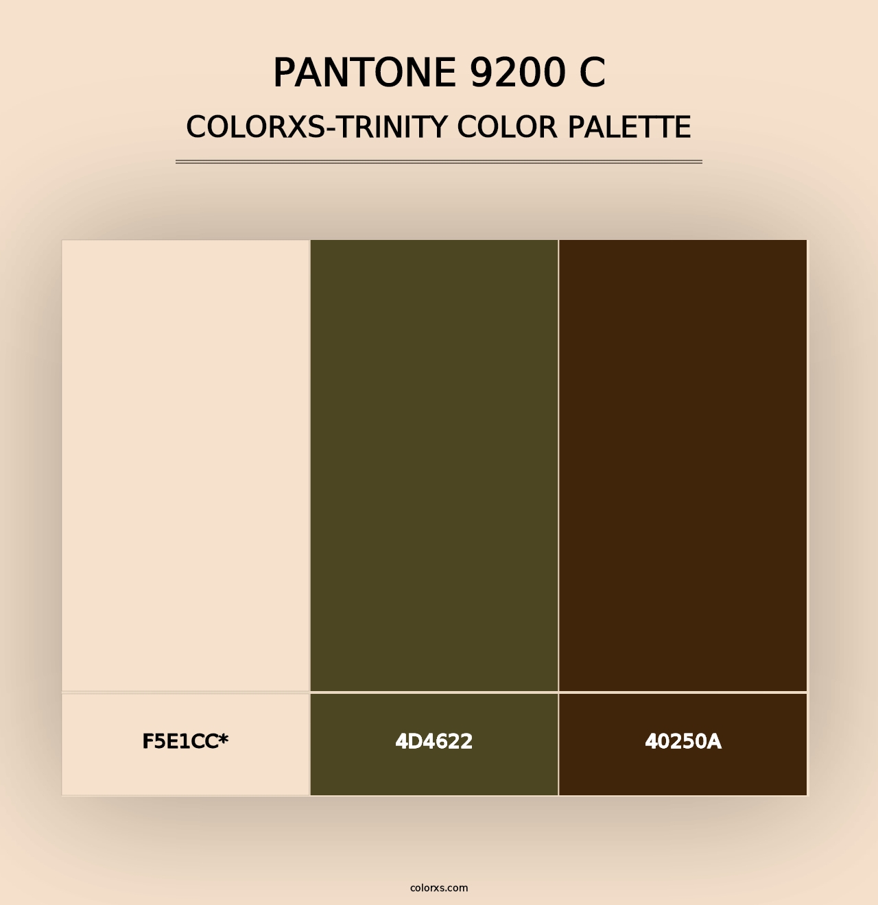 PANTONE 9200 C - Colorxs Trinity Palette