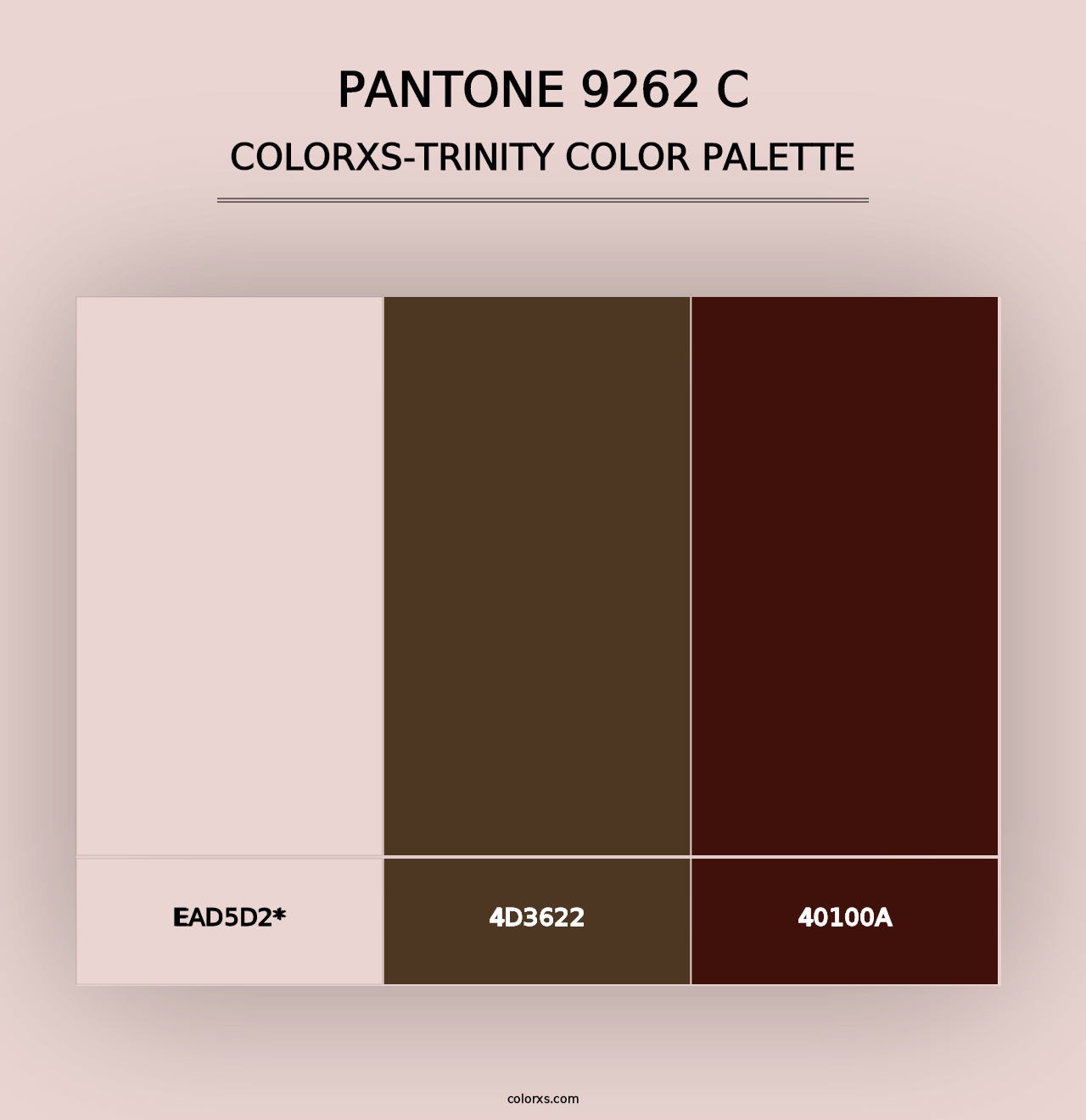 PANTONE 9262 C - Colorxs Trinity Palette