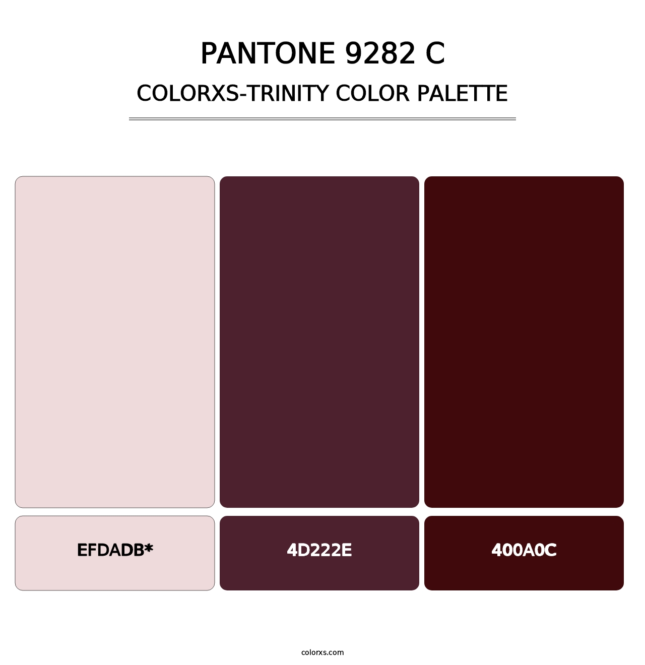 PANTONE 9282 C - Colorxs Trinity Palette