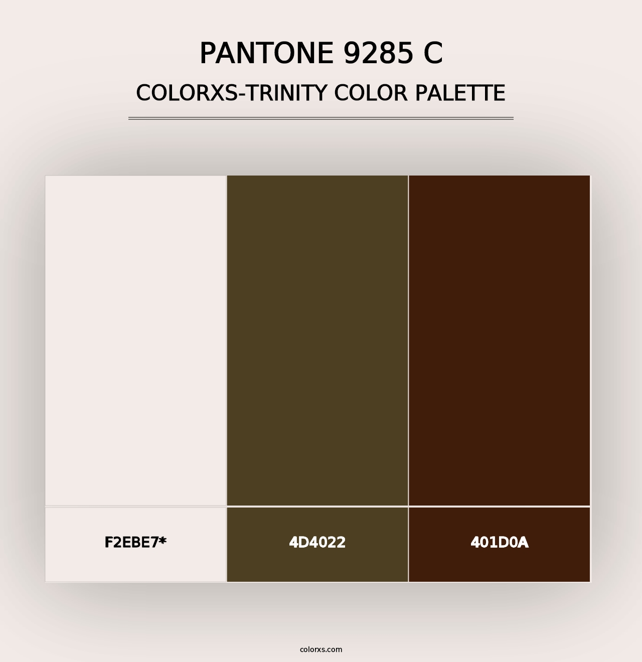 PANTONE 9285 C - Colorxs Trinity Palette