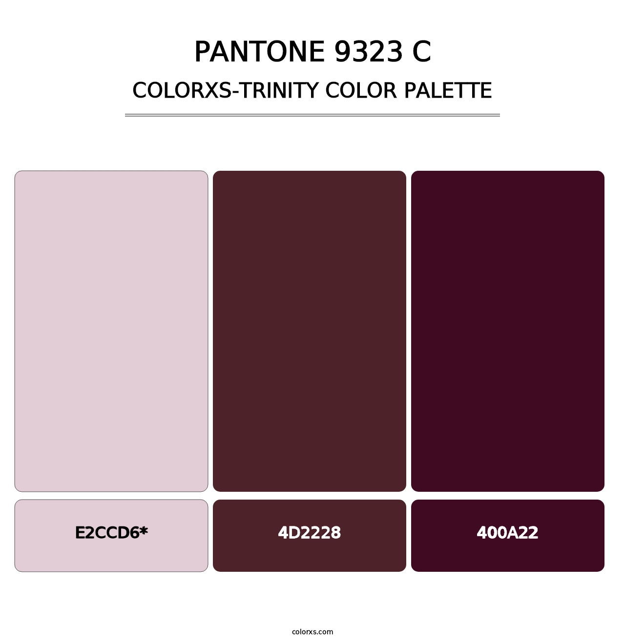 PANTONE 9323 C - Colorxs Trinity Palette