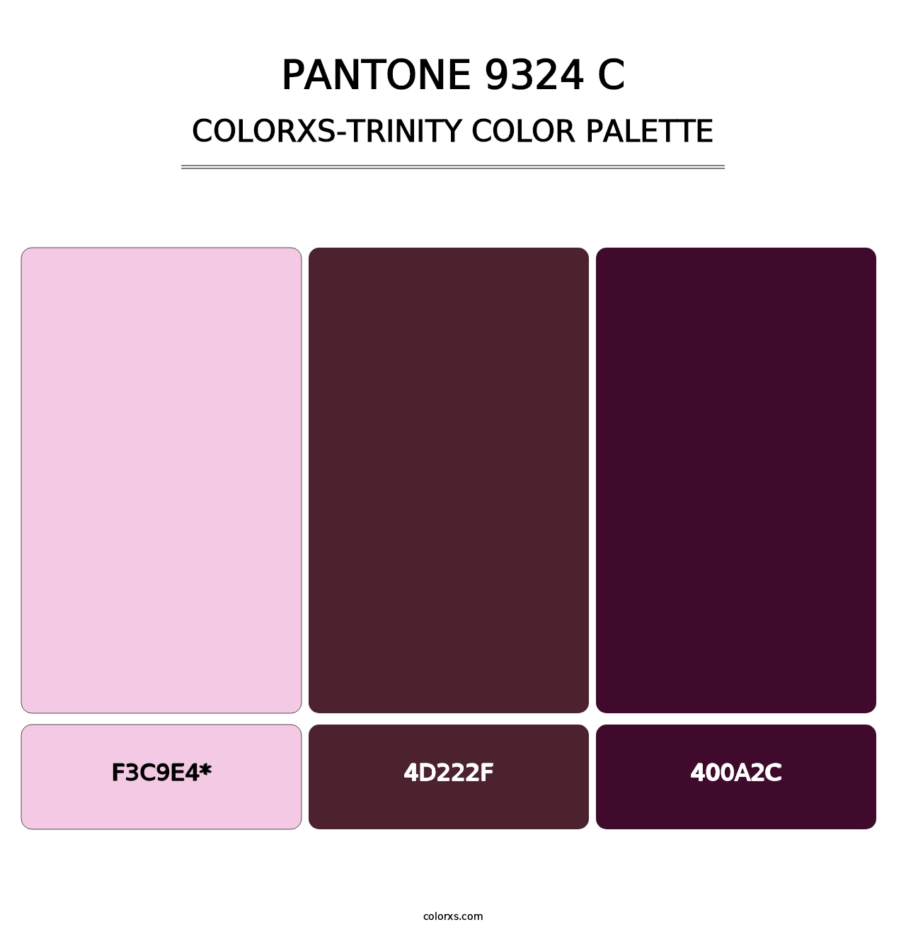 PANTONE 9324 C - Colorxs Trinity Palette