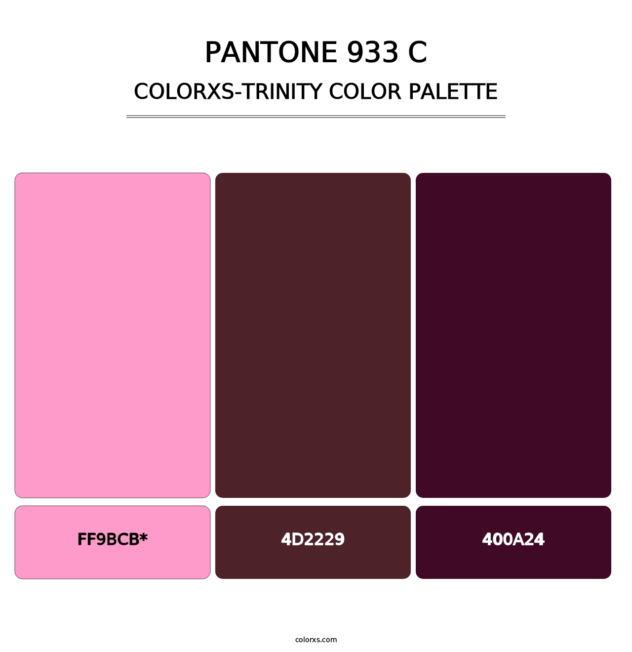 PANTONE 933 C - Colorxs Trinity Palette