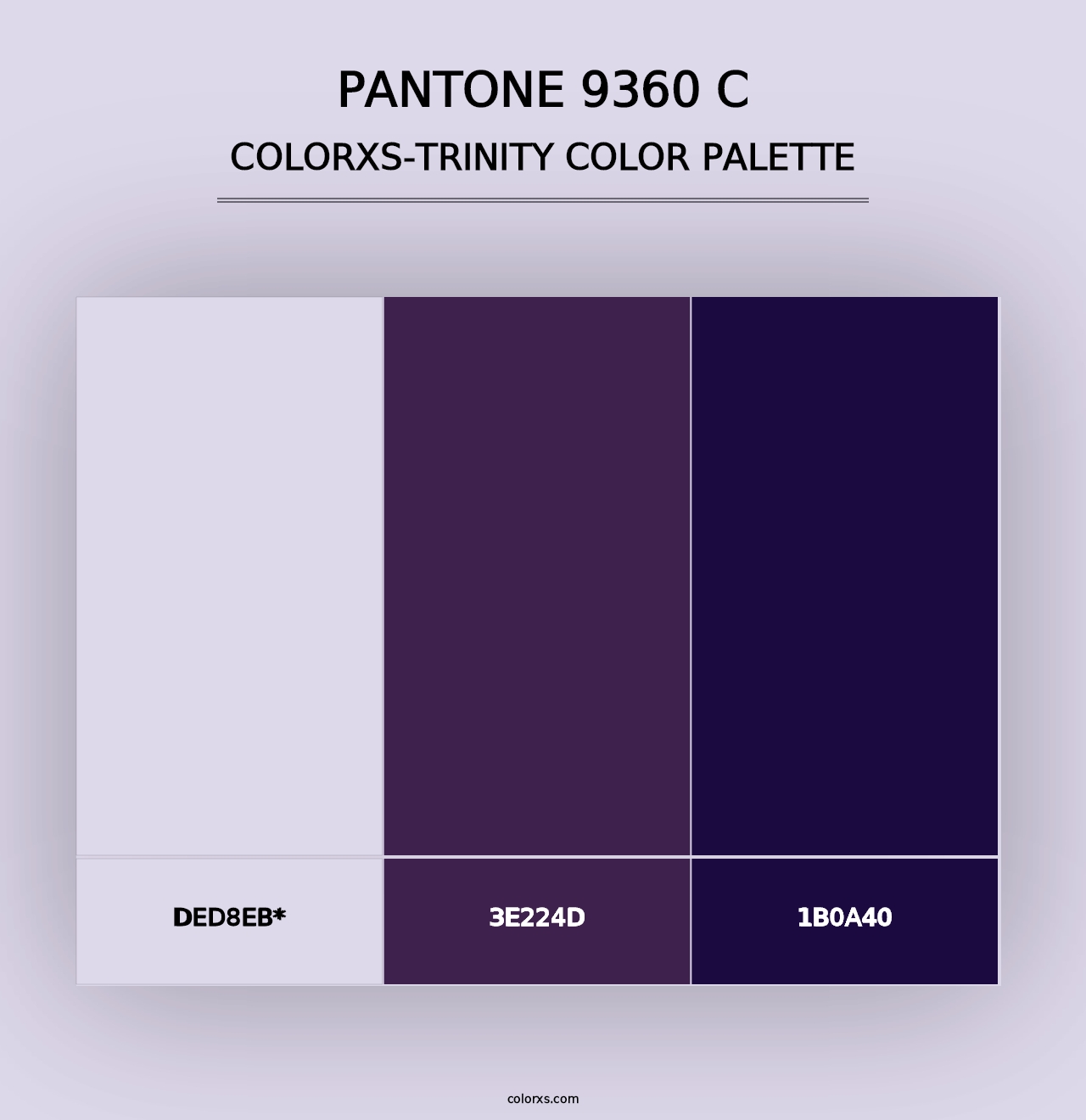 PANTONE 9360 C - Colorxs Trinity Palette