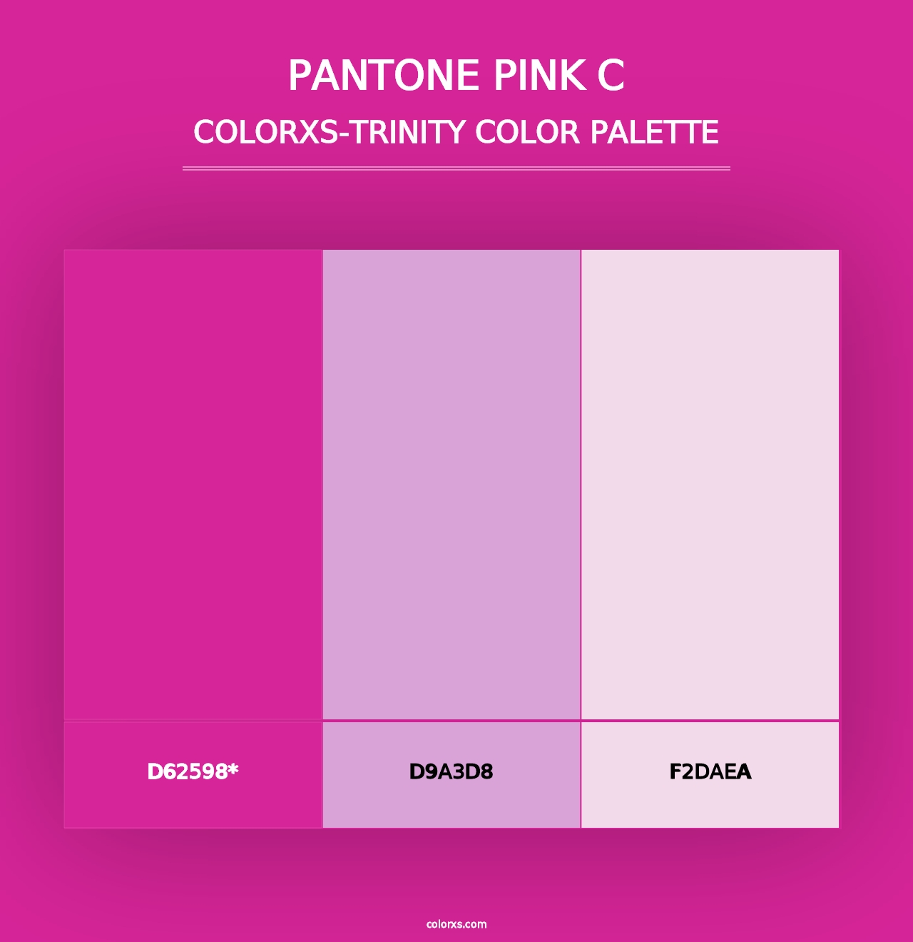 PANTONE Pink C - Colorxs Trinity Palette