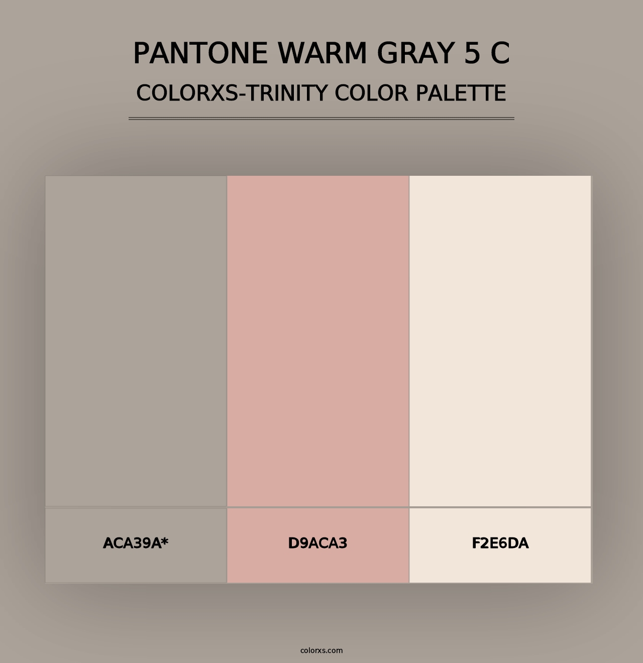 PANTONE Warm Gray 5 C - Colorxs Trinity Palette