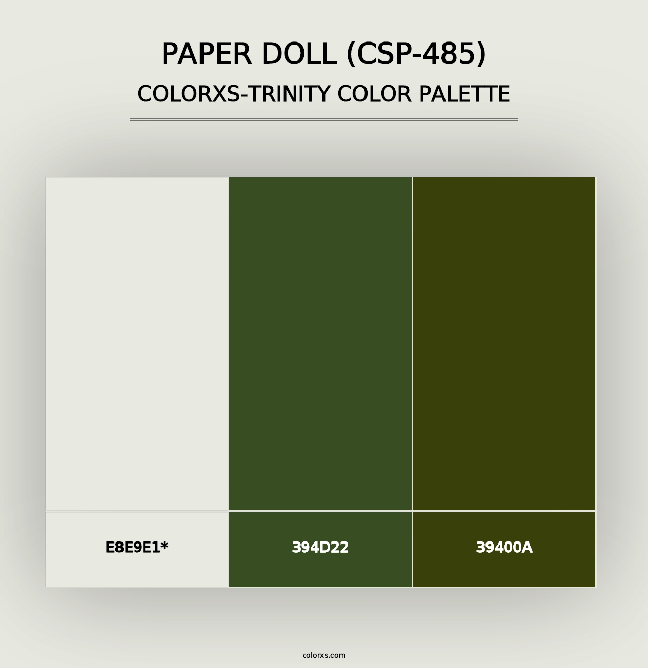 Paper Doll (CSP-485) - Colorxs Trinity Palette