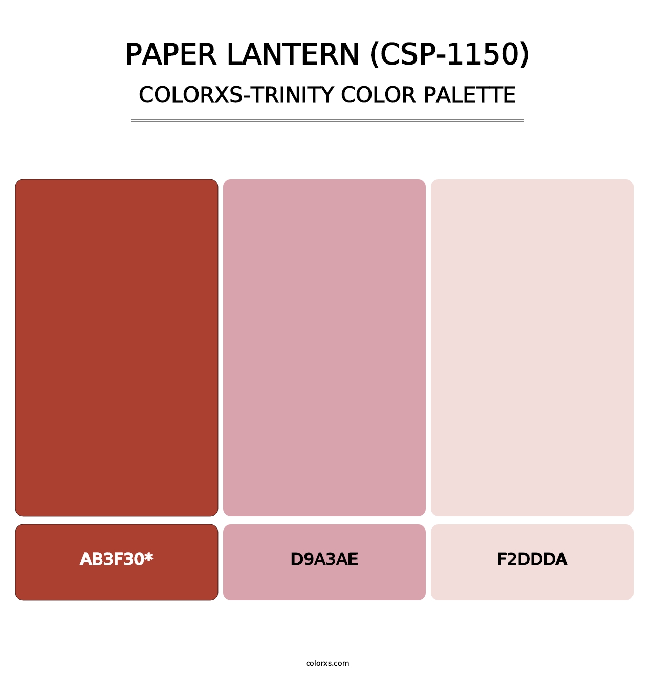 Paper Lantern (CSP-1150) - Colorxs Trinity Palette