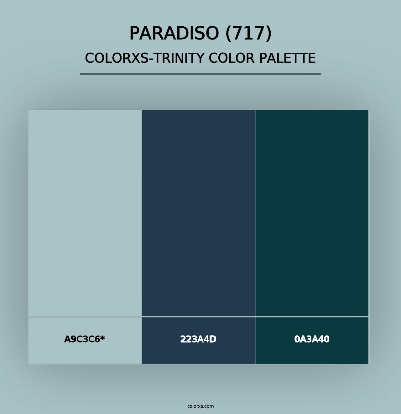 Paradiso (717) - Colorxs Trinity Palette